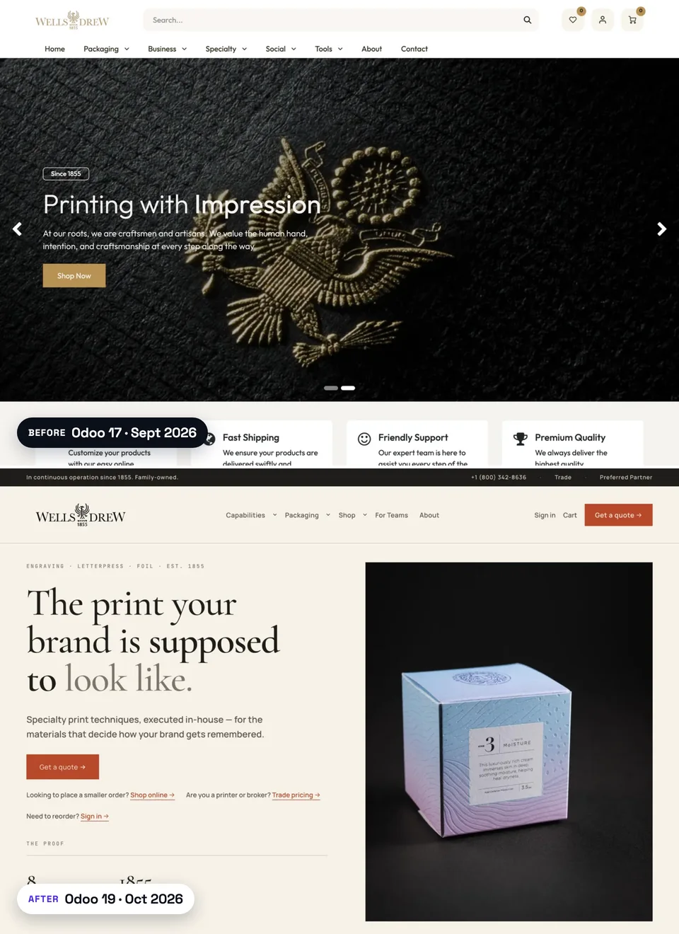 Wells & Drew homepage
