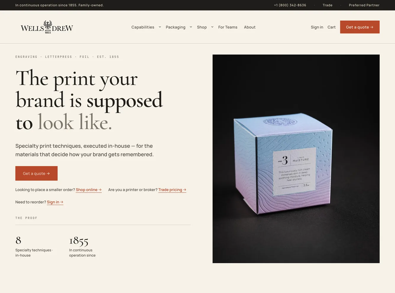 Wells & Drew website