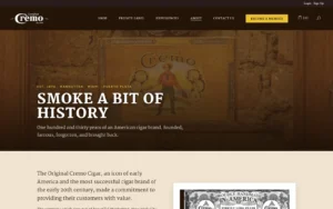 Cremo Cigars About page