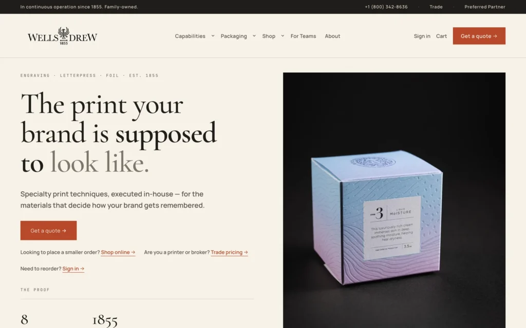 Wells & Drew homepage