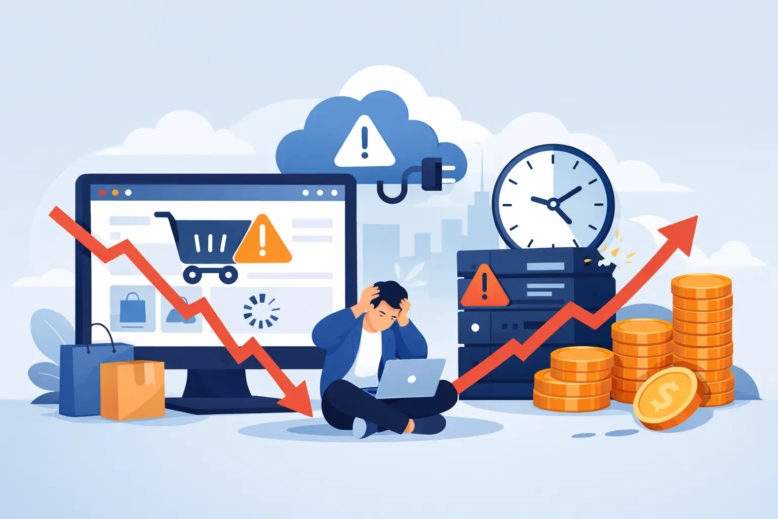 Ecommerce WordPress Downtime Costs Add Up Fast
