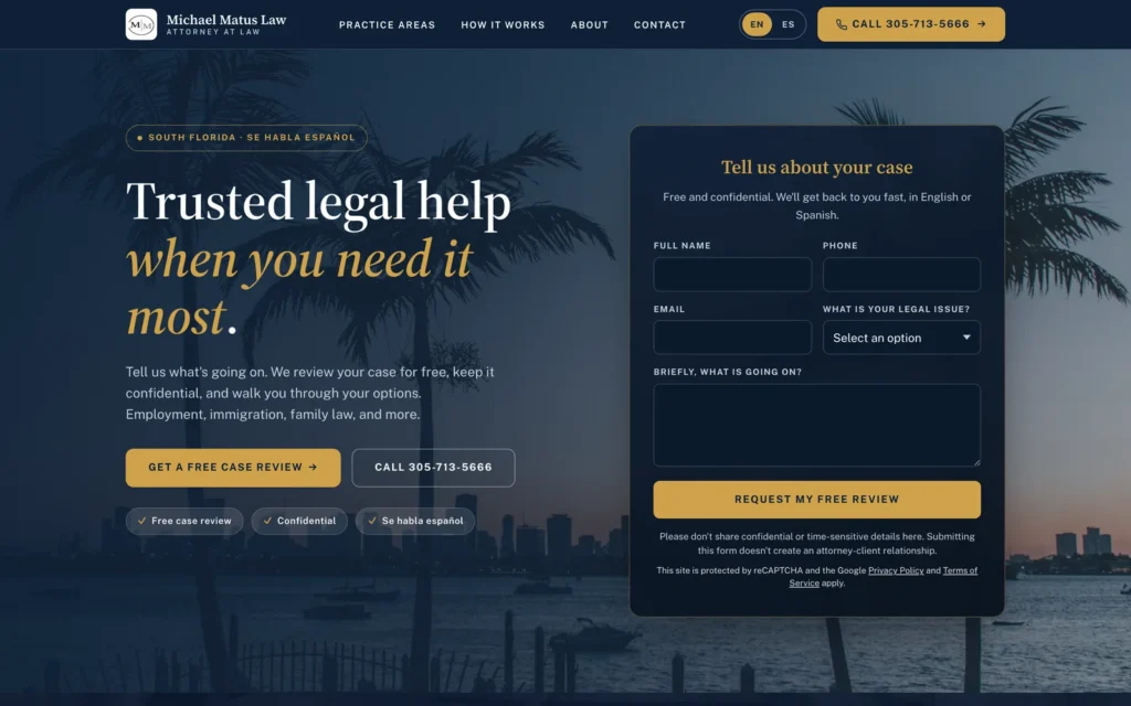 Michael Matus Law
